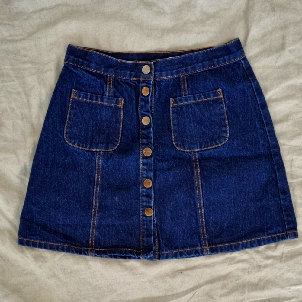 Urban outfitters mini demin skirt
